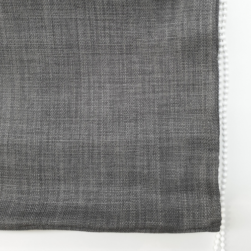 Store bateau tamisant chiné chambray Anthracite