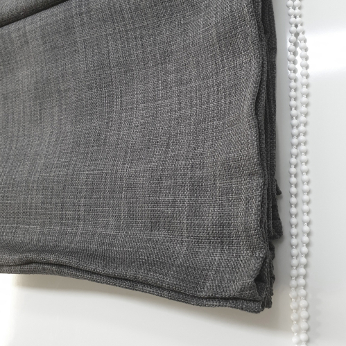 Store bateau tamisant chiné chambray Anthracite