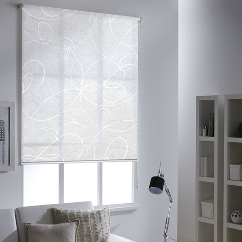 Store enrouleur voile motif arabesque - gamme Must
