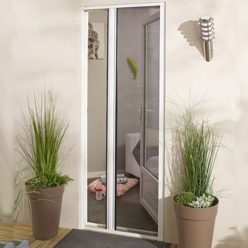 Moustiquaire enroulable latérale en alu pour porte et fenêtre