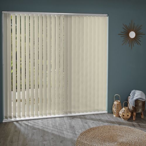 Lot de 5 lamelles verticales 89mm basiques pour store californien
