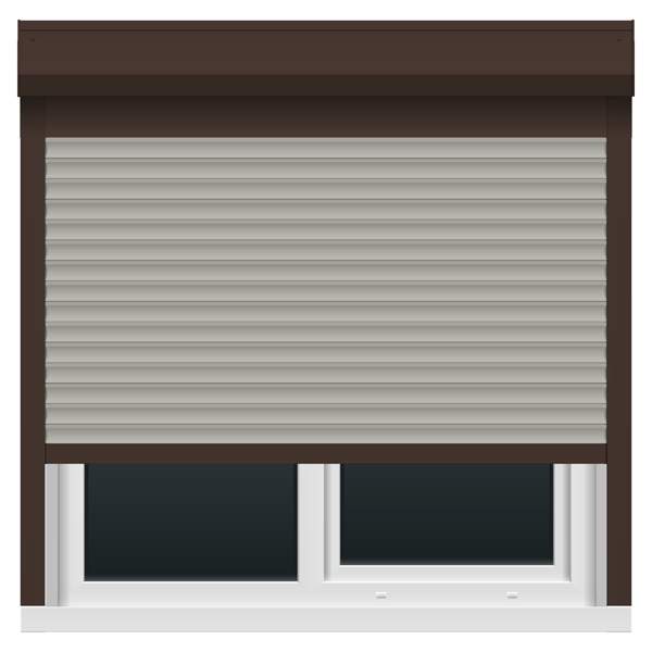 Alu brun RAL 8019